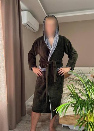 Мужской махровый халат.9 фото