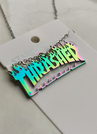 Подвеска кулон thrasher magazine