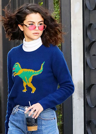 Теплый мирер шерсть джемпер свитшот на девочку