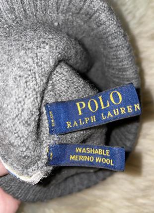 Шапка nike polo ralph lauren, merino wool, оригинал, one size unisex4 фото