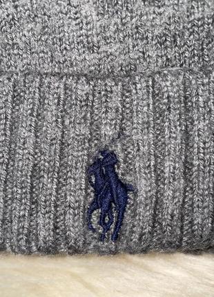 Шапка nike polo ralph lauren, merino wool, оригинал, one size unisex7 фото