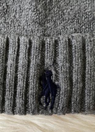 Шапка nike polo ralph lauren, merino wool, оригинал, one size unisex9 фото