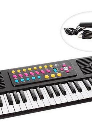 Дитячий синтезатор із мікрофоном hs3722a на 37 клавіш. піаніно з мікрофоном2 фото