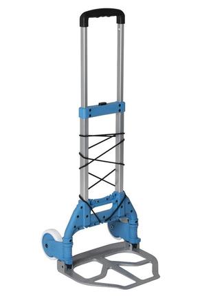 Візок господарський bo-camp trolley foldable 75 kg silver/blue (5267283)1 фото