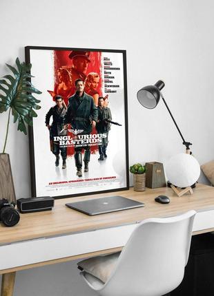 ​постер фільму тарантіно inglourious basterds / безславні виродки у рамці