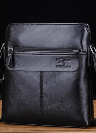 Качественная мужская сумка планшетка кенгуру, сумка-планшет на плечо для мужчин1 фото