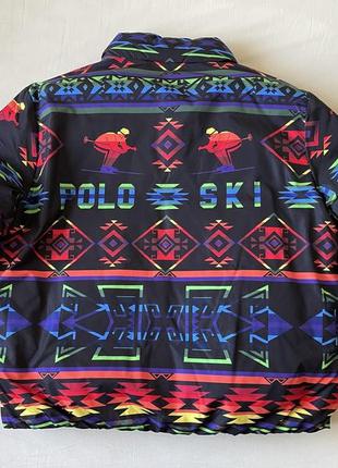 Polo ralph lauren мужской пуховик с принтом1 фото