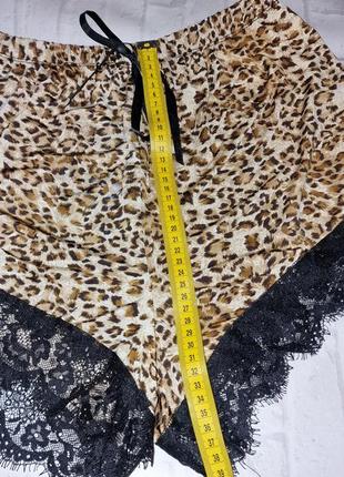 Леопардовые шорты пижамка5 фото