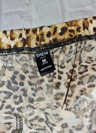 Леопардовые шорты пижамка4 фото