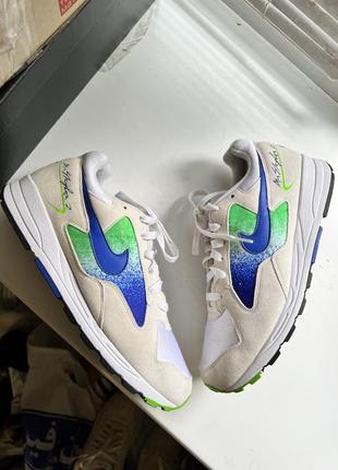 Кроссовки сетка и замша nike air skylon 2 sprite hyper royal оригинал 42 27 см новые