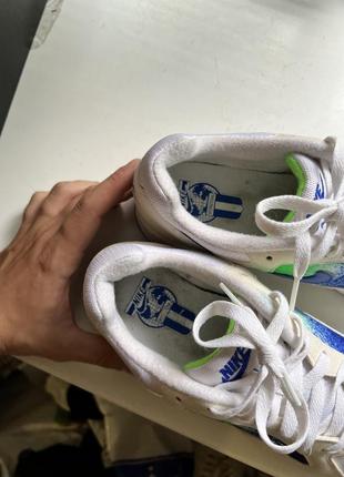 Кроссовки сетка и замша nike air skylon 2 sprite hyper royal оригинал 42 27 см новые6 фото