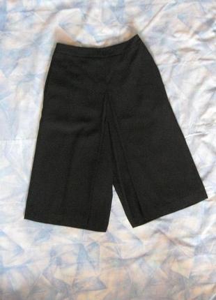 Шикарная юбка-брюки брюки-юбка кюлоты высокая посадка р.42-44(укр)4 фото