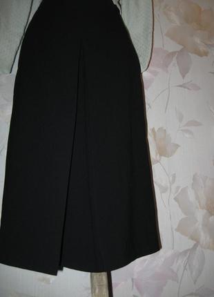 Шикарная юбка-брюки брюки-юбка кюлоты высокая посадка р.42-44(укр)2 фото