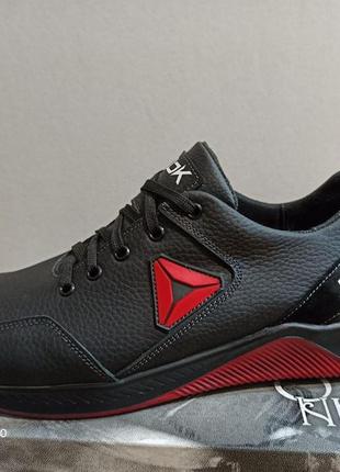 Новинка reebok! мужские кожаные кроссовки большого размера гиганты баталы