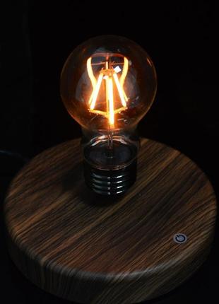 Левитирующая магнитная светодиодная лампа светильник everest bl-088 фото