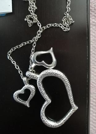 Супер модный кулон сердца
