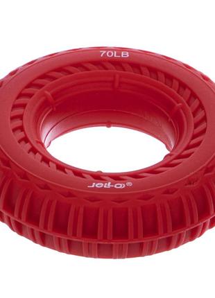 Эспандер кистевой кольцо (нагрузка 31 кг) jello jla470-70lb красный3 фото