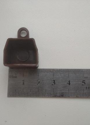 Заглушка (темно коричнева)торцева металопластиковий карниз для рейки7 фото