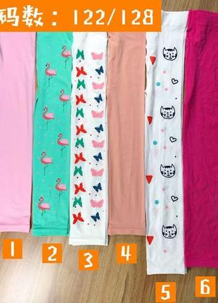 Капроновые плотные лосины девочкам р. от 80 до 130 см3 фото