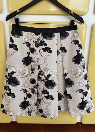 Спідниця фактурна міді оригінал max mara розмір 38-40