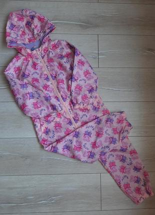 Комбинезон дождевик 6-7 лет peppa