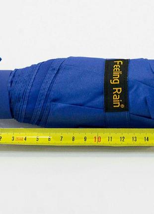 Зонт,зонтик 18см компактный, маленький с черной ручкой.