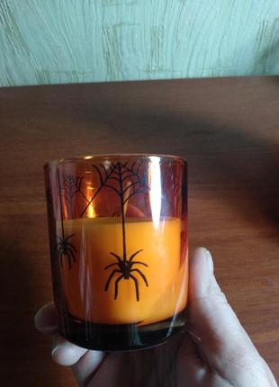 Подсвечник, свеча хелуин
