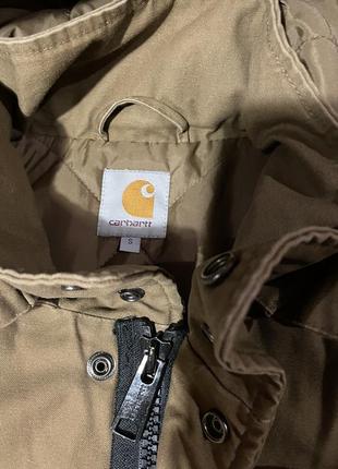 Carhartt hickman coat parka парка кархарт демисезон куртка рабочая4 фото