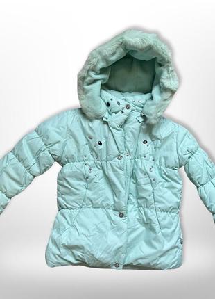 Куртка зимняя для девочки quadri foglio, польша1 фото