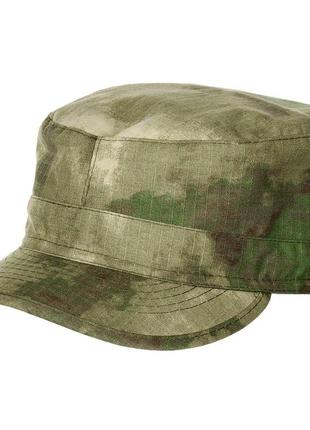 Кепка камуфляжная mfh us bdu field cap green everglade camo a-tacs (м)9 фото