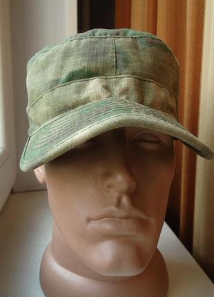 Кепка камуфляжная mfh us bdu field cap green everglade camo a-tacs (м)2 фото