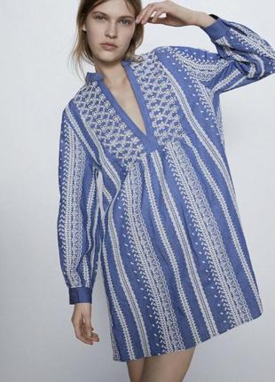 Сукня вишиванка zara