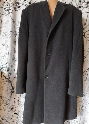 Мужское лёгкое мягкое пальто весеннее 80%шерсть весна abrams