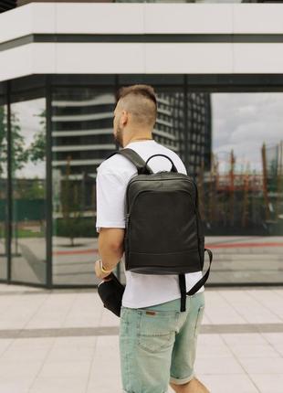 Стильний чорний  рюкзак urban! new backpack black3 фото