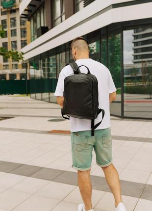 Стильний чорний  рюкзак urban! new backpack black4 фото