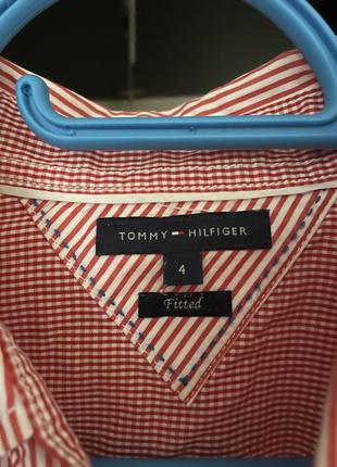 Рубашка женская на короткий рукав tommy hilfiger3 фото