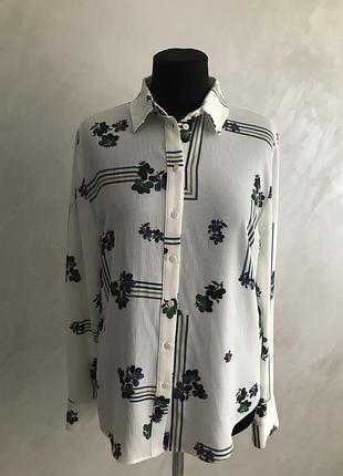 Рубашка женская в цветы
