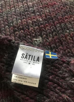 Шарф длинный альпака / шерсть satila in sweden.2 фото