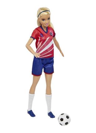Барбі футболістка з мячем barbie soccer fashion doll, оригінал від mattel2 фото