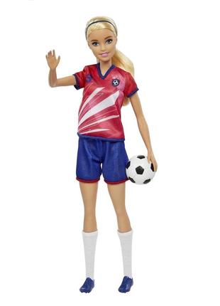 Барбі футболістка з мячем barbie soccer fashion doll, оригінал від mattel1 фото