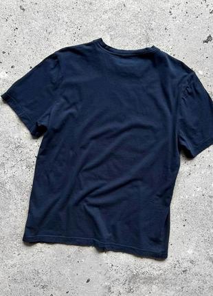 Reebok men’s center logo blue t-shirt футболка6 фото