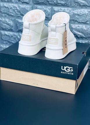 Женские сапоги ugg белые замшовые зимние сапоги уг угги уггі уги6 фото