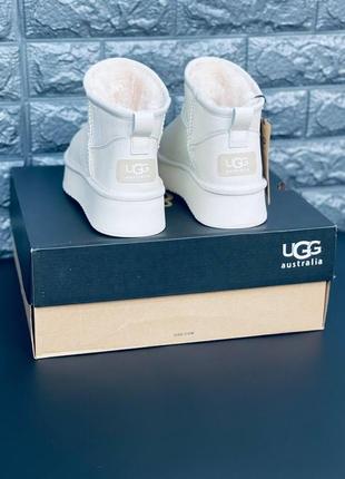 Женские сапоги ugg белые замшовые зимние сапоги уг угги уггі уги7 фото