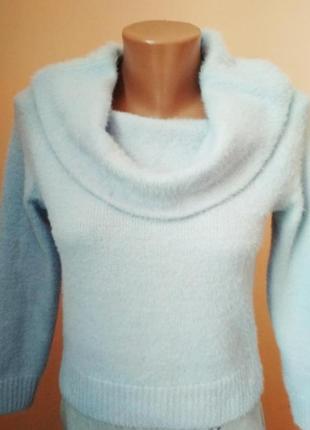 Ангоровый свитерочек на маленький пост, размер xs.2 фото