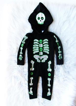 Карнавальний костюм скелет труп зомбі мертвий halloween хелловін tu1 фото
