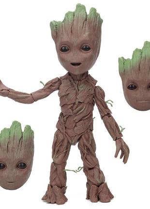 Фигурка марвел грут, из к\ф стражи галактики, 26 см - groot, marvel (895664)