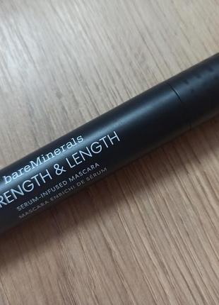 Туш bareminerals strength & length serum infused mascara #розвантажую