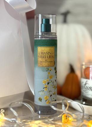 Спрей для тела/волосы bath and body works chasing fireflies