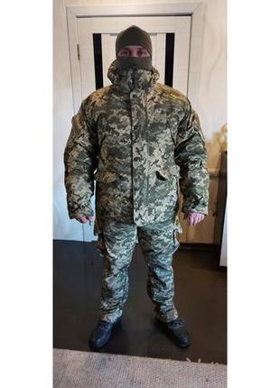 Костюм піксель зимовий мм14, тактичний костюм, військова форма, гірка тепла, зимовий одяг зсу