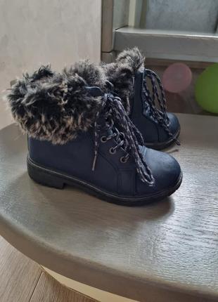Зимние ботинки на девочку 32 размер